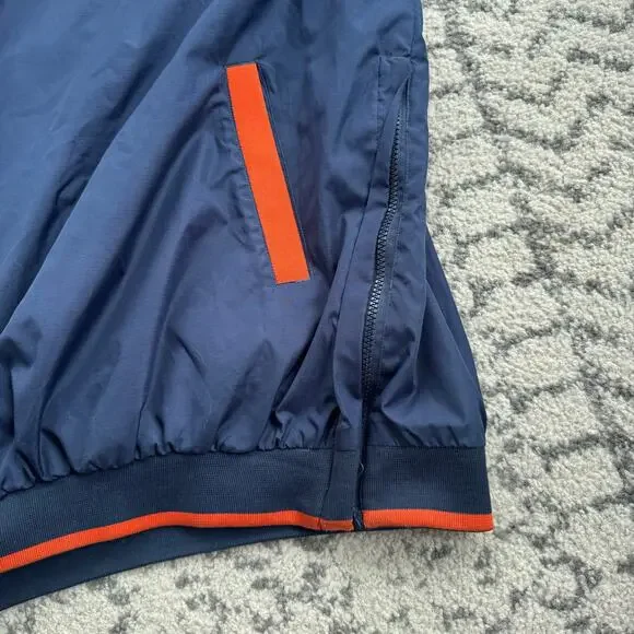 Vtg Russell Athletics University of Illinois Fighting Illini Hooded Windbreaker - Picture 8 of 12